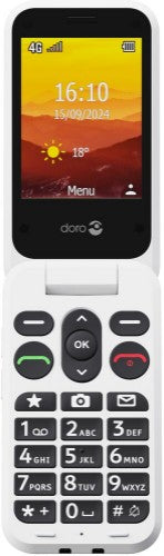 Doro Leva L30 7.11 cm (2.8") 142.7 g Graphite, White Feature phone
