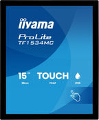 iiyama ProLite TF1534MC-B8X computer monitor 38.1 cm (15") 1024 x 768 pixels XGA LED Touchscreen Black