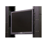 StarTech.com 4U Universal VESA LCD Monitor Mounting Bracket for 19-inch Rack or Cabinet - TAA Compliant - Cold-Pressed Steel Bracket