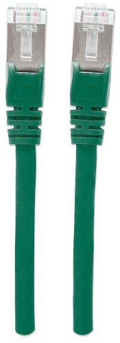 Intellinet Network Patch Cable, Cat6, 20m, Green, Copper, S/FTP, LSOH / LSZH, PVC, RJ45, Gold Plated Contacts, Snagless, Booted, Lifetime Warranty