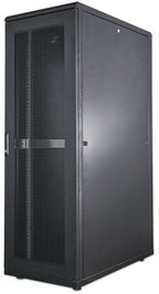 Intellinet 19" Server Cabinet - Free Standing, 26U, 600x1000mm (width x depth), Black, Flatpack, Max 1500kg, Multi-Point Door Lock, One Lock Per Side Panel, Usable Depth 123 to 773mm, IP20 rated, Rack, Steel