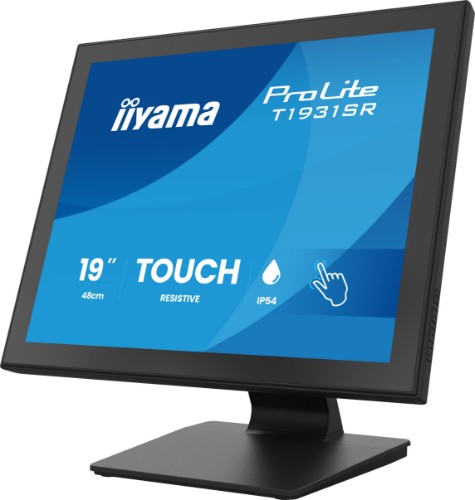 iiyama ProLite T1931SR-B2S computer monitor 48.3 cm (19") 1280 x 1024 pixels SXGA LCD Touchscreen Table Black