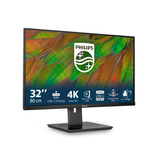 Philips 3000 series 32B1U3900/00 computer monitor 80 cm (31.5") 3840 x 2160 pixels 4K Ultra HD LCD Black