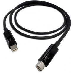 QNAP CAB-TBT10M Thunderbolt cable 1 m Black