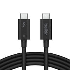 Belkin INZ005HQ1MBK Thunderbolt cable 1 m 120 Gbit/s Black