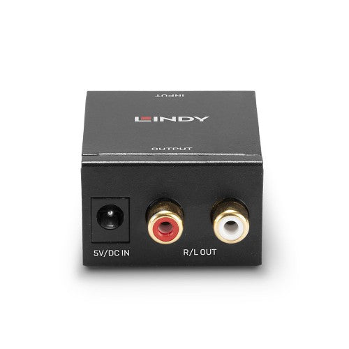 Lindy TosLink (Optical) and Coaxial to Phono DAC