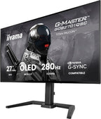 iiyama G-MASTER GOB2701QSC-B1 computer monitor 68.6 cm (27") 2560 x 1440 pixels 2K Ultra HD OLED Black