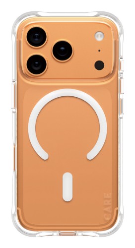 PanzerGlass CARE by ® Fashionable Case Samba Transparent w. White MagSafe iPhone 17 Pro