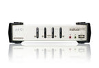 ATEN CS1734B KVM switch Rack mounting Black, Grey
