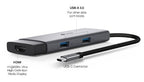 TP-Link UH5020C interface hub USB Type-C 5000 Mbit/s Grey