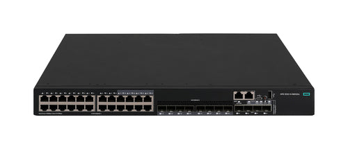 HPE Networking Comware Switch 24p 10/100/1000BASE-T 4p SFP+ 1 Exp 2 PS Slot 5520HI