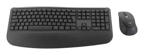 Logitech Signature Comfort Plus Combo MK880 keyboard Mouse included Universal RF Wireless + Bluetooth QWERTZ Swiss Graphite