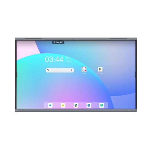 V7 IFP7503-V7PRO Interactive Display - 75 Inch 4K Android 13 EDLA Display 8GB RAM 64GB ROM, 2 x 8W + 2 x 18W Speakers, includes Device management, Wi-Fi, Bluetooth Wall Mount, Google Play Store