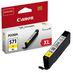 Canon 0334C001/CLI-571YXL Ink cartridge yellow high-capacity, 680 pages ISO/IEC 24711 336 Photos 11ml for Canon Pixma MG 5750/7750