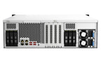 QNAP TS-h2287XU-RP NAS Rack (3U) Intel Xeon E E-2336 32 GB DDR4 0 TB QuTS hero Black, White