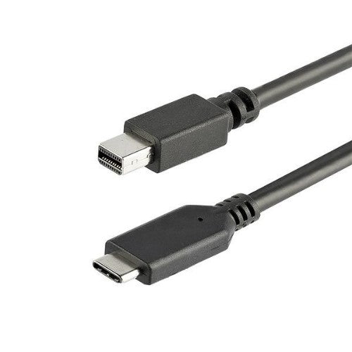 StarTech.com 3.3 ft (1m) USB-C to Mini DisplayPort Cable - 4K 60Hz - Black