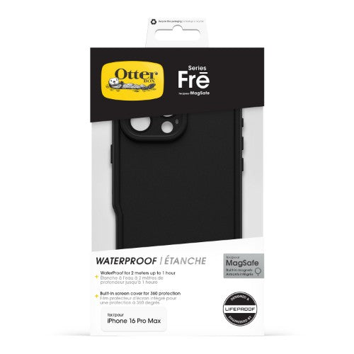 OtterBox Frē Series for MagSafe for Apple iPhone 16 Pro Max, black