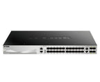 D-Link 24 x SFP ports Layer 3 Stackable Managed Gigabit Switch