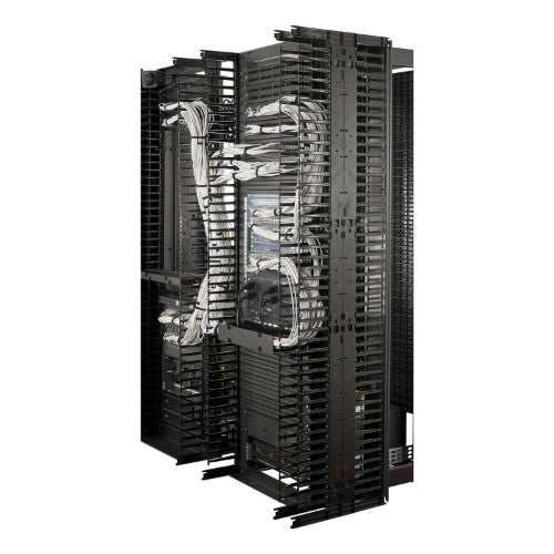 APC Valueline, Vertical Cable Manager for 2 & 4 Post Racks, 84"H X 12"W, Single-Sided with Door