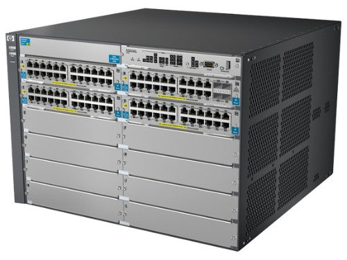 HPE E5412-92G-PoE+/4G-SFP v2 zl w/PS Managed Power over Ethernet (PoE)