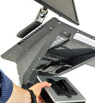 Ergotron Neo-Flex LCD Cart Grey Flat panel Multimedia cart/trolley