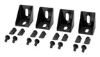 APC NetShelter Aisle Containment, Right Angle Connector Bracket, Set of 4, Black