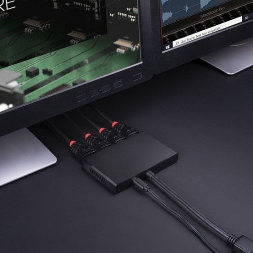 Lindy 4 Port Display Port 1.2 MST Hub