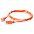 AddOn Networks ADD-10FSLCAT6A-OE networking cable Orange 3.05 m Cat6a U/UTP (UTP)