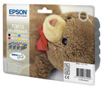 Epson C13T06154010/T0615 Ink cartridge multi pack Bk,C,M,Y, 4x250 pages ISO/IEC 24711 4x8ml Pack=4 for Epson Stylus D 68