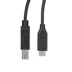 StarTech.com 10ft (3m) USB-B to USB-C Cable, Data Cord, USB 2.0, USB-C Data Transfer Cable