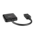 Lindy 38430 interface hub DisplayPort 21600 Mbit/s Black