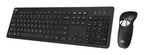 Adesso WKB-5300CB keyboard Mouse included Home/Office RF Wireless QWERTY US English Black