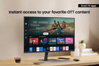 Samsung 32" M70D UHD Smart Monitor with Speakers and a Remote