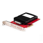 StarTech.com U.3 to PCIe Adapter Card, PCIe 4.0 x4 Adapter For 2.5" U.3 NVMe SSDs, SFF-TA-1001 PCI Express Add-in Card for Desktops/Servers, TAA Compliant - OS Independent
