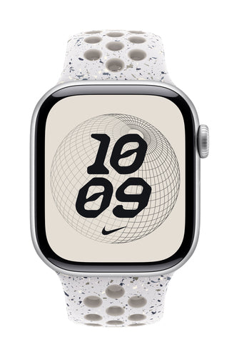 Apple MGAJ4ZM/A smart wearable accessory Band Grey Aluminium, Fluoroelastomer