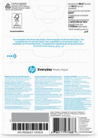 HP Everyday Photo Paper, Glossy, 200 g/m2, 10 x 15 cm (101 x 152 mm), 100 sheets