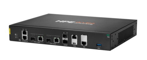 HPE Aruba Networking 9106 (IL) 2x SFP+ 2x Combo 2x PoE Hybrid Gateway