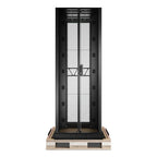 APC NetShelter SX Advanced Rack, High Strength, 48U, 2258H x 800W x 1295D mm, with Shock Package, Black