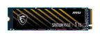 MSI SPATIUM M450 PCIe 4.0 NVMe M.2 1TB PCI Express 4.0 3D NAND