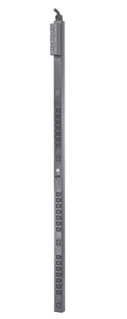 APC NetShelter Switched Rack PDU, Zero U, 12.5kW, 208V, 21 C13 and 3 C19 outlet, 3ft input cord