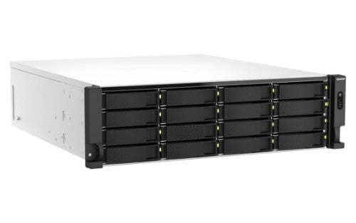 QNAP TS-h2287XU-RP NAS Rack (3U) Intel Xeon E E-2336 32 GB DDR4 0 TB QuTS hero Black, White