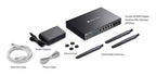 TP-Link Omada AX3000 wireless router Gigabit Ethernet Dual-band (2.4 GHz / 5 GHz) Black