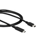 StarTech.com 3.3 ft (1m) USB-C to Mini DisplayPort Cable - 4K 60Hz - Black