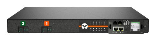Vertiv Geist VP5G31A0 power distribution unit (PDU) 12 AC outlet(s) 1U Black
