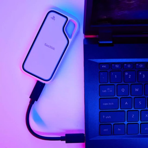 SanDisk SDSSDE62P-2T00-G25 external solid state drive 2 TB USB Type-C 3.2 Gen 2 (3.1 Gen 2) White