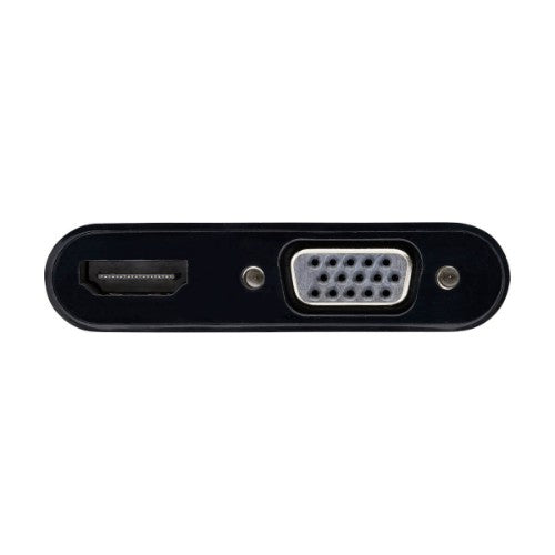 Tripp Lite P136-06N-HV-V2 DisplayPort to VGA/HDMI All-in-One Converter Adapter, DP ver 1.2, 4K 30 Hz HDMI