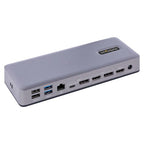 StarTech.com USB-C Docking Station - Multi Monitor HDMI/DP/DP Alt Mode USB-C Dock - 3x 4K30 / 2x 4K60 - 7-Port USB Hub - 60W Power Delivery - GbE - 3.5mm Audio - Works With Chromebook certified - TAA