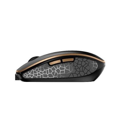 CHERRY DW 9000 SLIM keyboard Mouse included RF Wireless + Bluetooth Czech, Slovakian Black, Bronze
