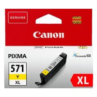 Canon 0334C001/CLI-571YXL Ink cartridge yellow high-capacity, 680 pages ISO/IEC 24711 336 Photos 11ml for Canon Pixma MG 5750/7750