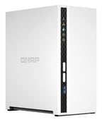 QNAP TS-233 NAS/storage server Tower ARM Cortex-A55 2 GB 0 TB QNAP QTS White